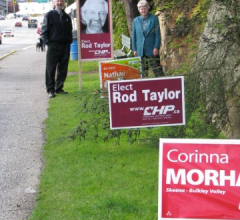 2008 in Prince Rupert with Cap candidate Mary Etta Cloud